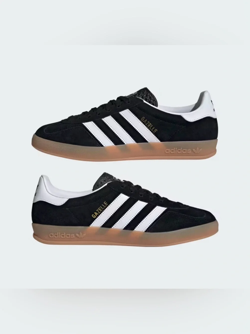 Adidas Gazelle indoor sneakers in black M5 W6